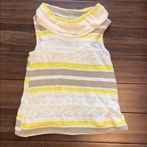 Anthropologie sleeveless top- great for fall!